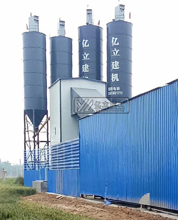 億立環(huán)保HZS120混凝土攪拌站設(shè)備用戶現(xiàn)場(chǎng)實(shí)拍 